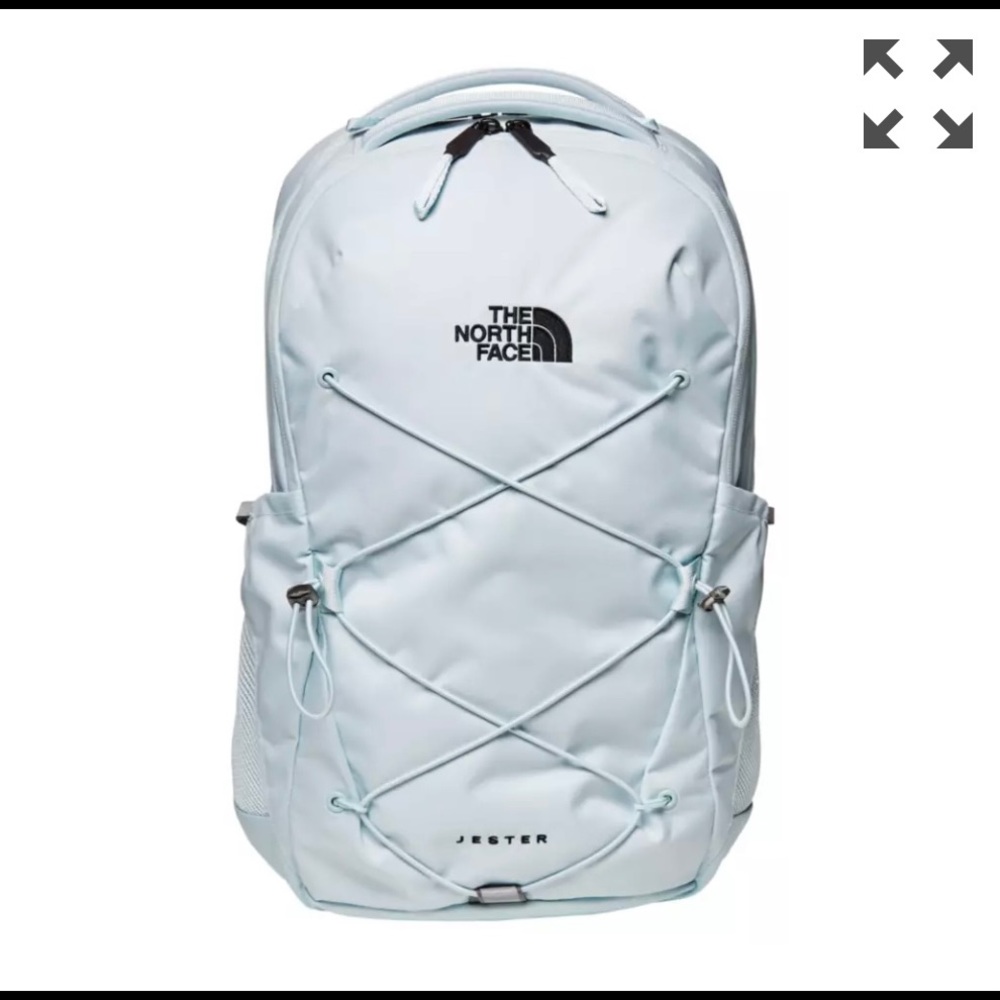 North Face light blue jester backpack